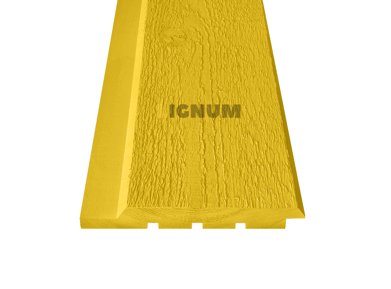 Скандинавская тонкопиленая доска, профиль UYV, заводская покраска, RAL 1023