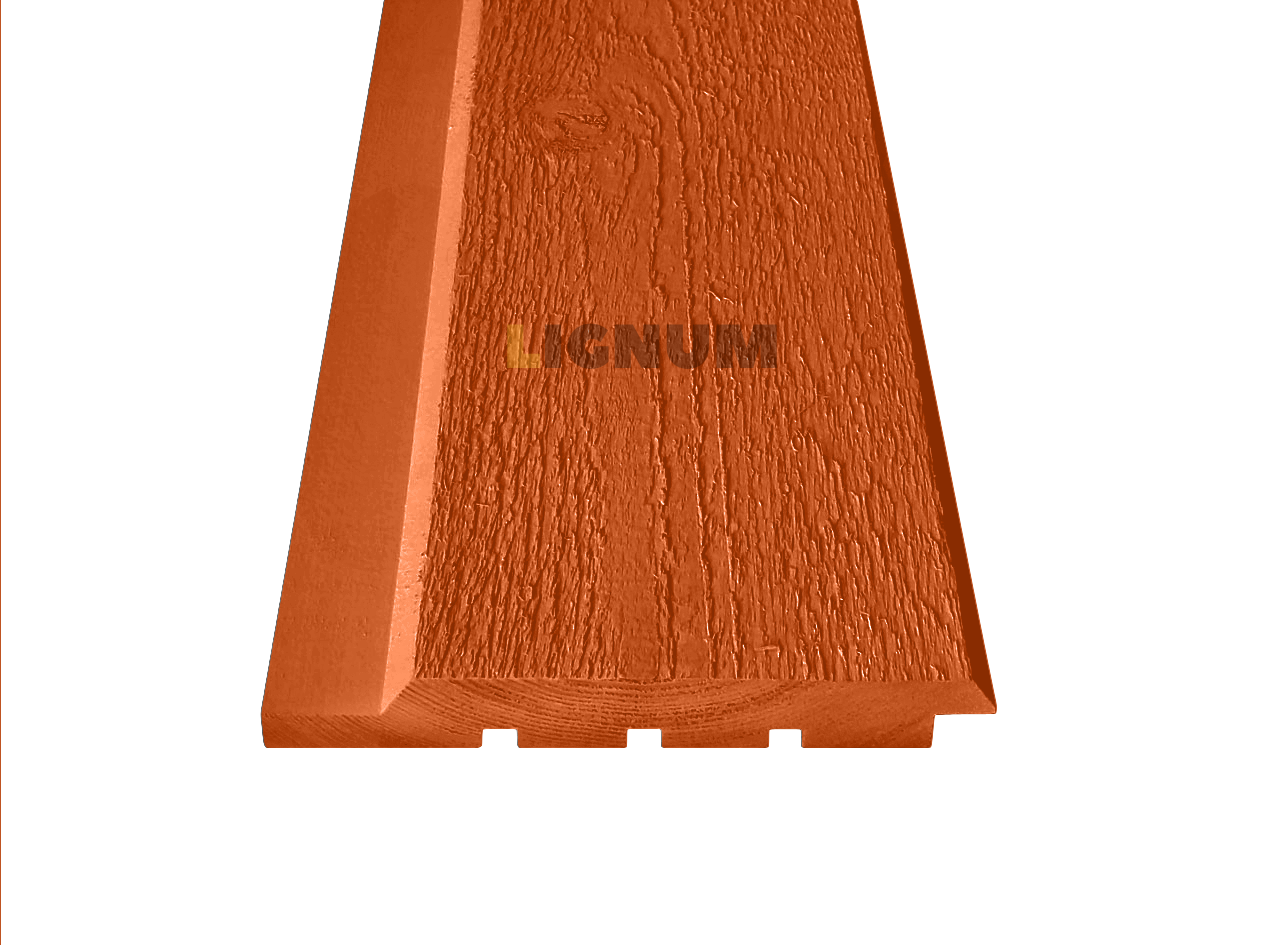 Скандинавская тонкопиленая доска, профиль UYV, заводская покраска, RAL 2009