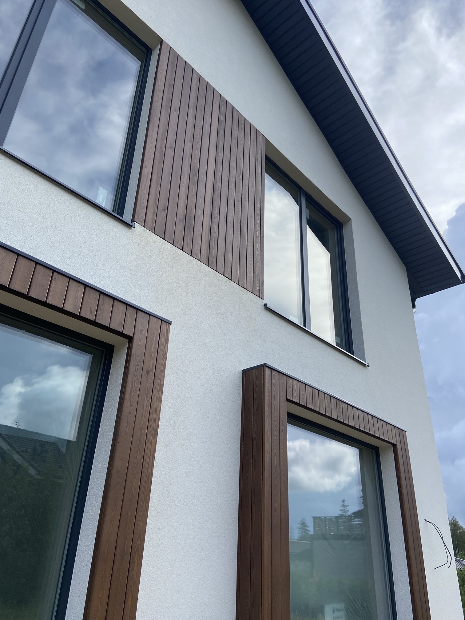 Планкен из лиственницы, 20*90 мм., сорт "А", цвет "Коньяк"