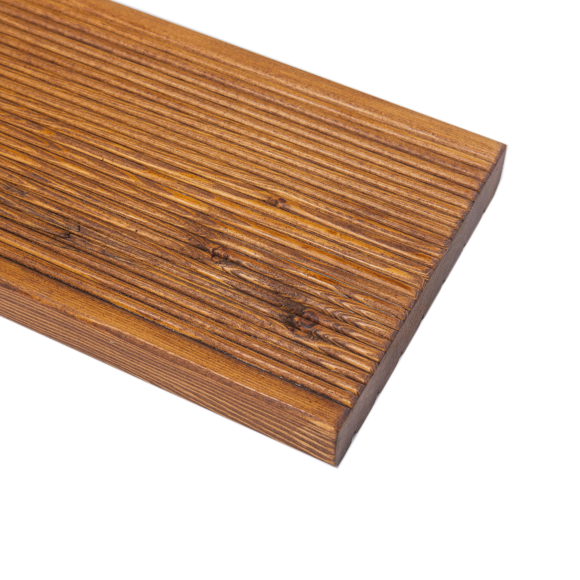 Террасная доска из лиственницы, с заводской покраской маслом