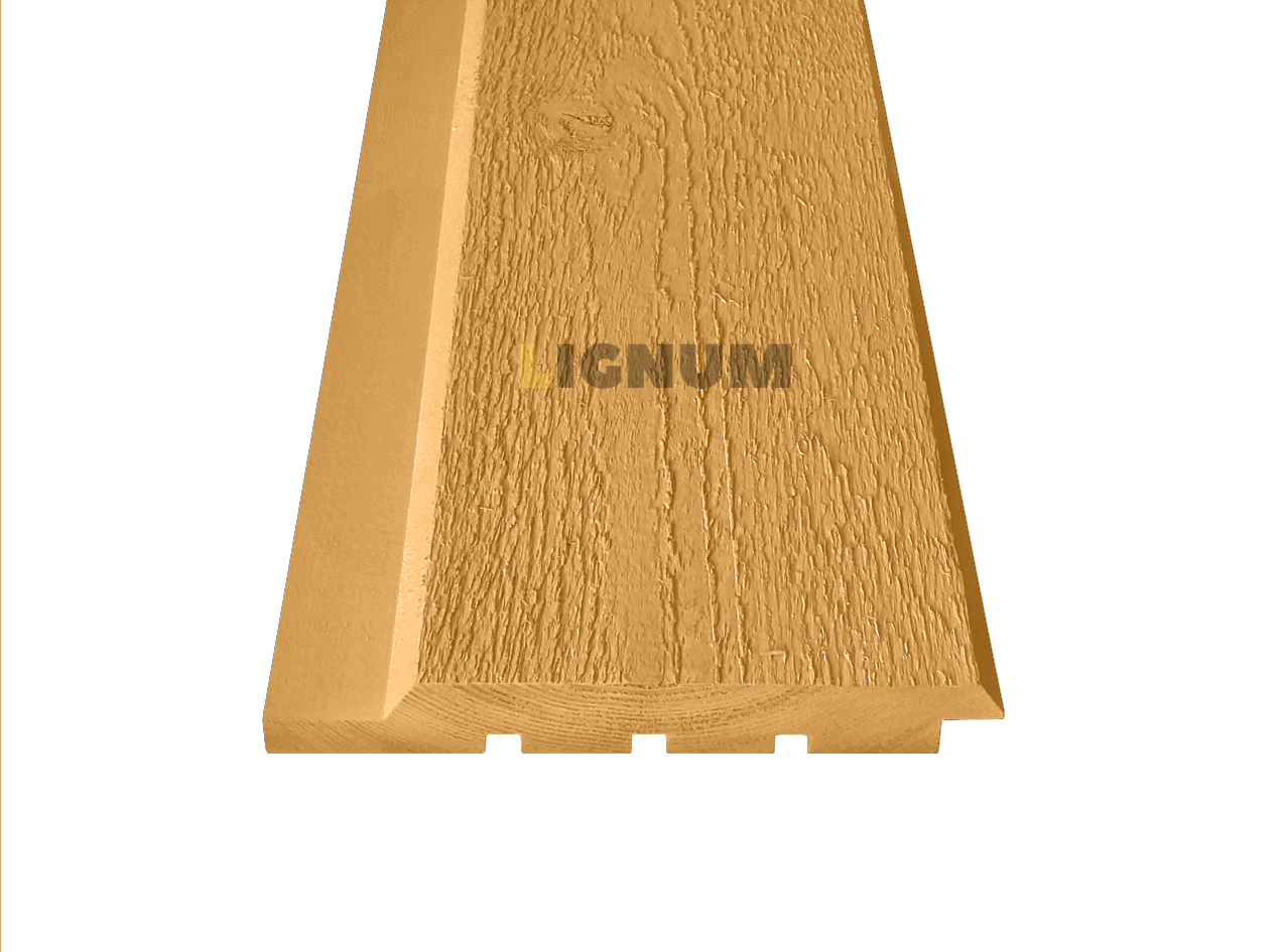 Скандинавская тонкопиленая доска, профиль UYV, заводская покраска, RAL 1034