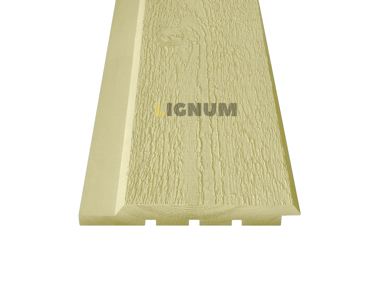 Скандинавская тонкопиленая доска, профиль UYV, заводская покраска, RAL 1000