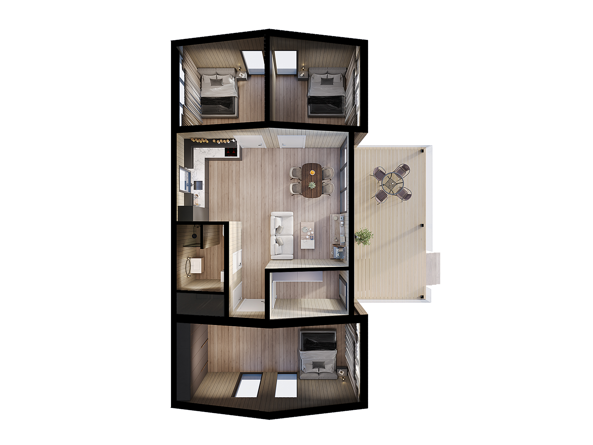 Модульный дом "Лигнум 4.0"