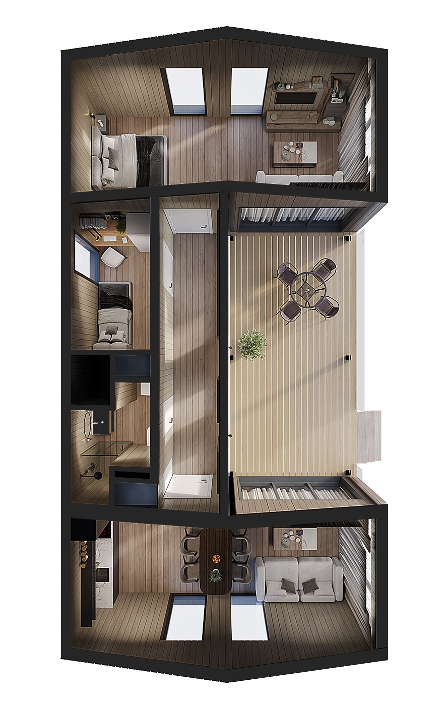 Модульный дом "Лигнум 3.0"