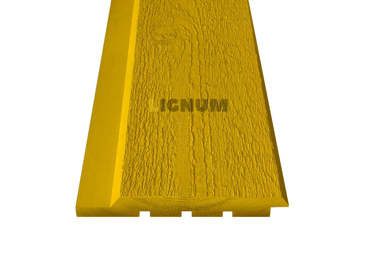 Скандинавская тонкопиленая доска, профиль UYV, заводская покраска, RAL 1005