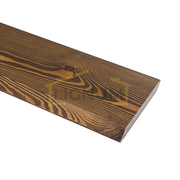 Планкен из лиственницы, с заводской покраской маслом