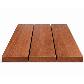 Планкен прямой из кумару, 19x140x1852-4290 мм.