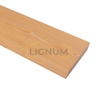 Планкен из лиственницы, с заводской покраской маслом