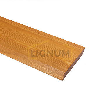 Планкен из лиственницы, с заводской покраской маслом