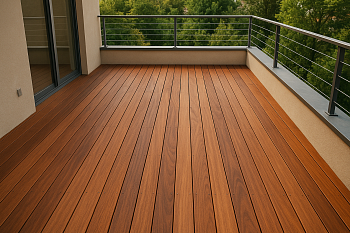 Палубная доска из ИПЕ, 21*140*900 мм.