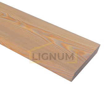 Планкен из лиственницы, с заводской покраской маслом