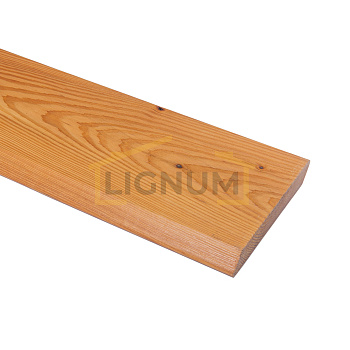 Планкен из лиственницы, с заводской покраской маслом