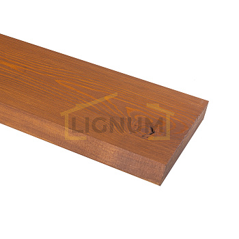 Планкен из лиственницы, с заводской покраской маслом