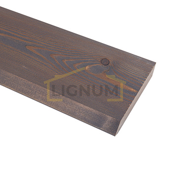 Планкен из лиственницы, с заводской покраской маслом