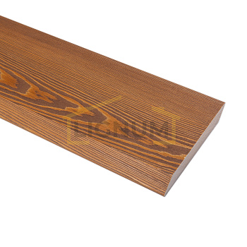 Планкен из лиственницы, с заводской покраской маслом